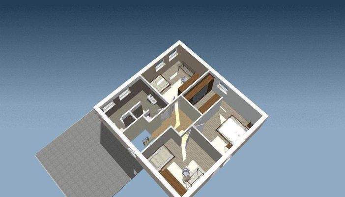 Beispielgrundriss OG für die Stadtvilla NOVA