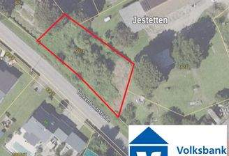 Lageplan Grundstück markiert