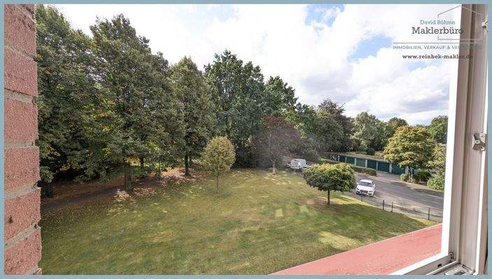 Ausblick Schlafzimmer