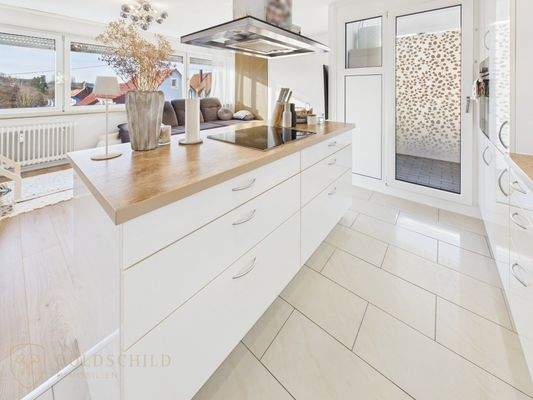 Blick in den Küchen-Wohnbereich