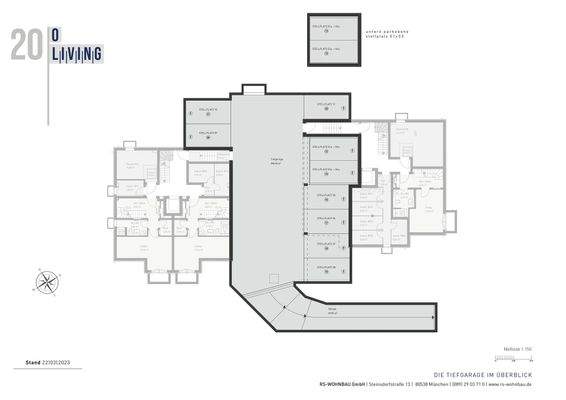 Tiefgarage mit Einzelstellplatz