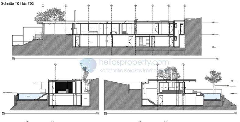 Schnitte T01 bis T03