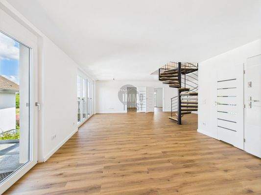 Küche und Wohnzimmer OG