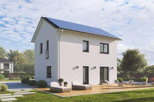 Modernes Haus mit Solar