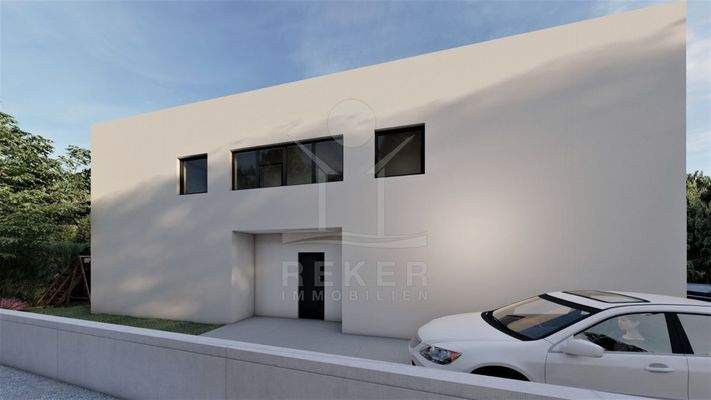 Zwei Autos finden hier Platz