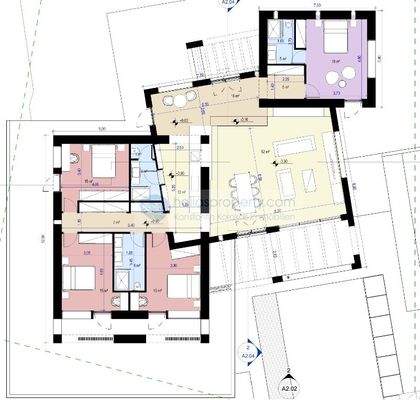 Grundriss Villa 200 qm