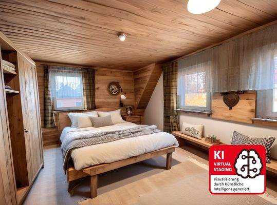 Schlafzimmer OG Wohnbeispiel