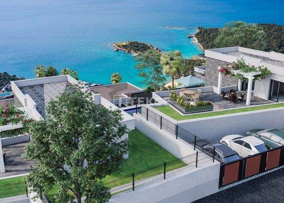Sea View Villas with Outbuildings in Bodrum Muğla