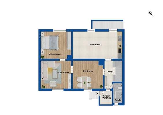 Grundriss Erdgeschoss