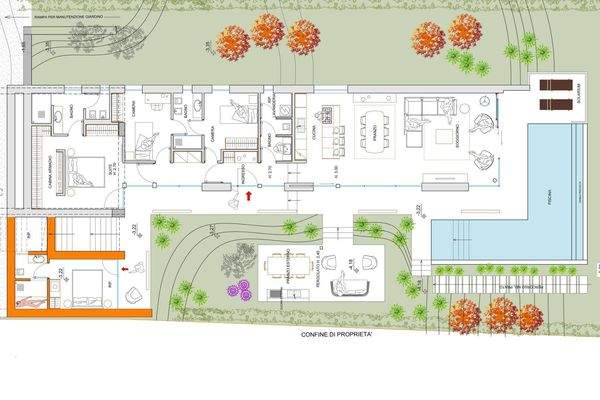 Grundriss Wohnfläche