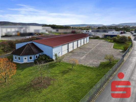 Außenansicht mit Büro