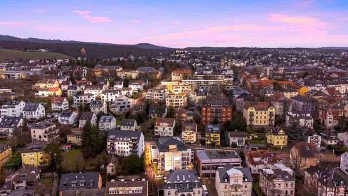 Die Stadt am Abend