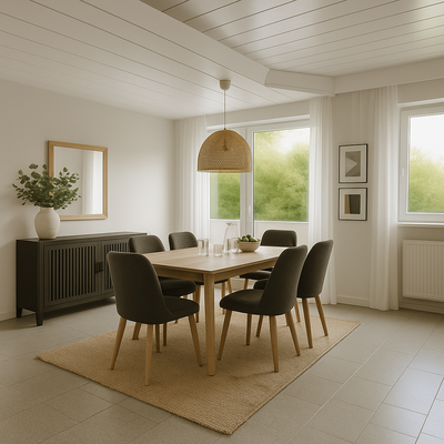 EG Arbeitszimmer/Esszimmer KI Beispiel