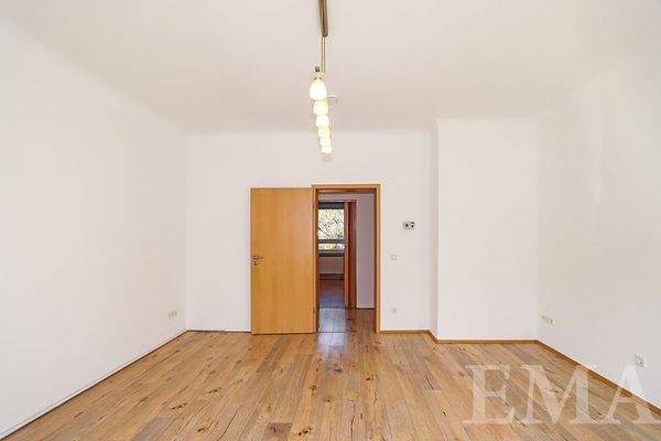 Blick vom Wohnzimmer