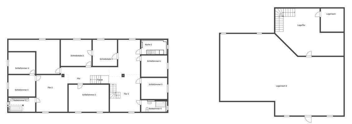 Grundriss Skizze 1.OG