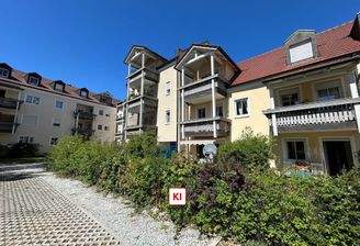 KI-generiert: Blick Wohnanlage