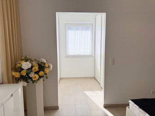 vom Schlafzimmer zum....