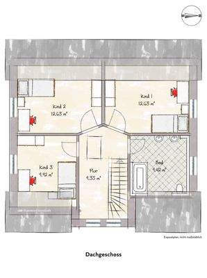 Grundriss Dachgeschoss