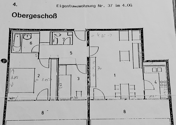 Grundriss Wohnung 37