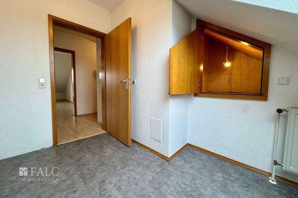 Küche Blick in Abstellkammer