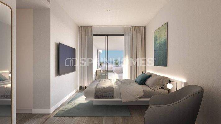 Sea View Apartments Close to a Golf Club in Casares