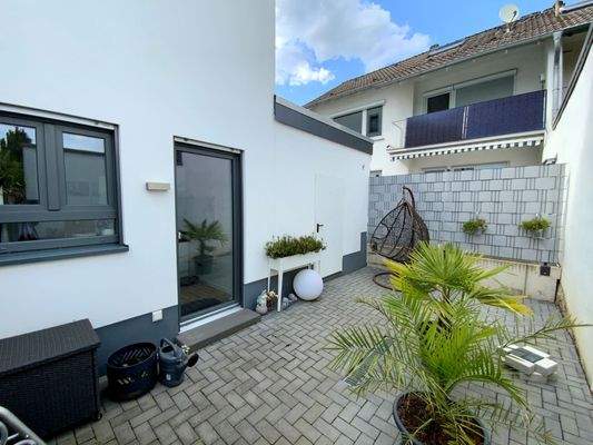 Terrasse für die Morgenszeit