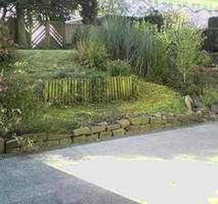 Terasse im Souterrain