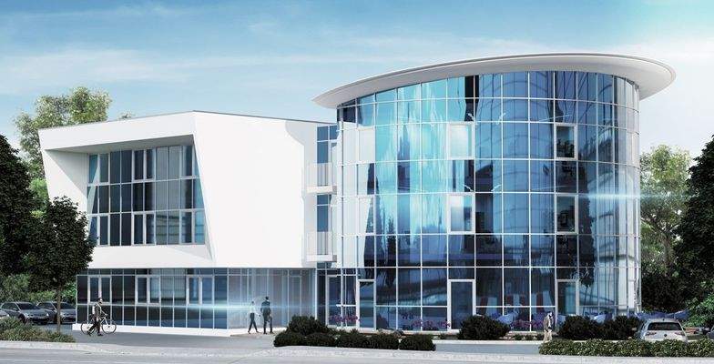 Buerogebaeude Visualisierung