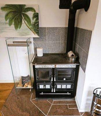 Ofen im Wohnzimmer