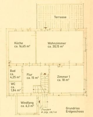 Grundriss Erdgeschoss 