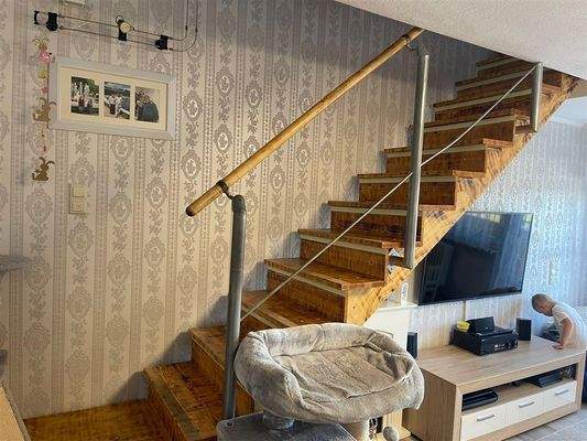 Treppe zum oberen Bereich 12.OG