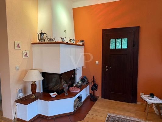Kamin im Wohnzimmer