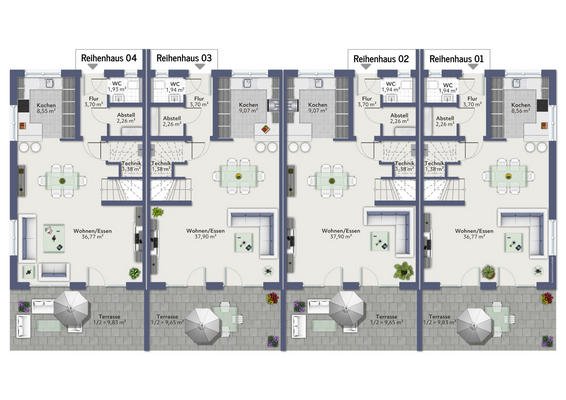 Gesamtgrundriss Erdgeschoss