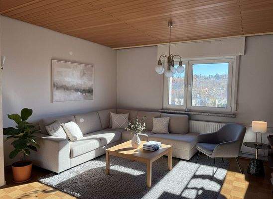 Wohnzimmer KI-Staging