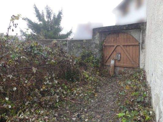 Garten mit Außenzugang