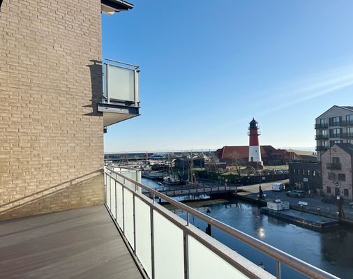 Wohnung 7 Hafenblick vom 2. Obergeschoss