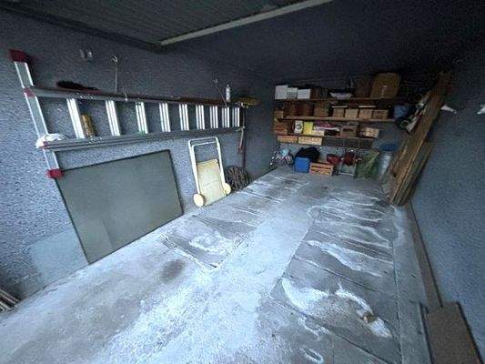 Garage von innen