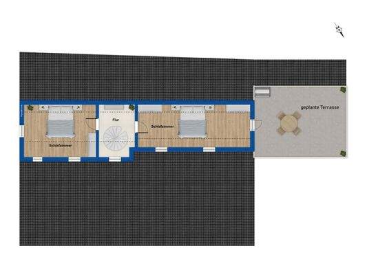 Grundriss Maisonette