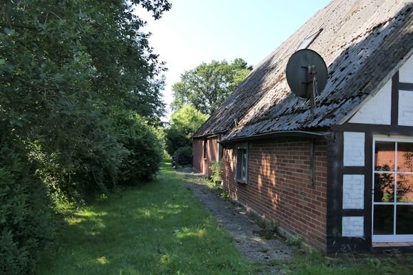 Bauernhaus Seitenansicht