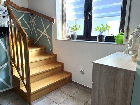 Flur, Treppe zu Schlafräumen