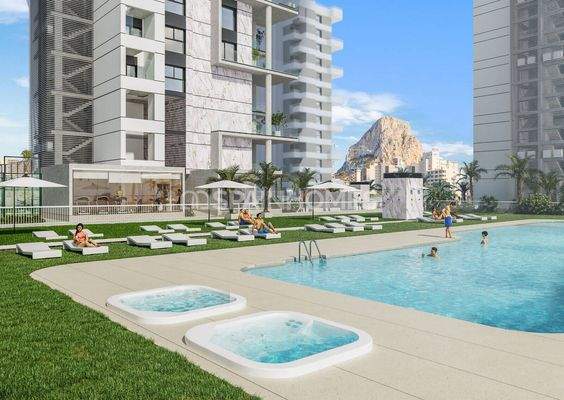 Stunning Sea View Flats with Pool in Calpe Alicante