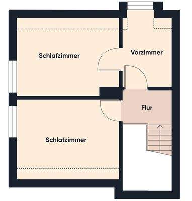 Grundriss ohne Maßstab / 2. OG