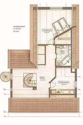 Grundriß Dachgeschoß