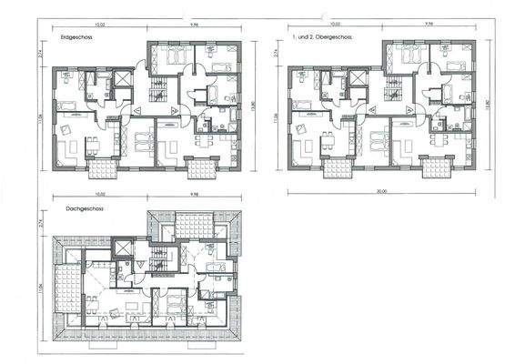 Grundrisse Haus 1