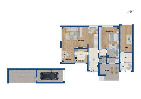 Grundriss Erdgeschoss