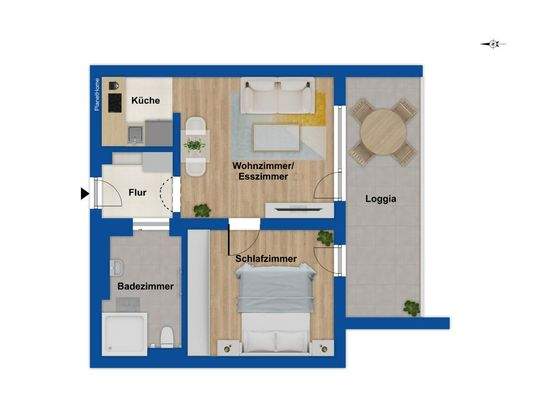 Grundriss 1. Obergeschoss