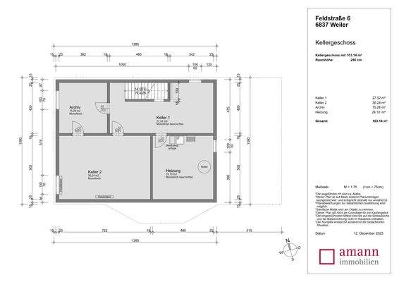 Grundriss Erdgeschoss