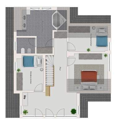 Grundriss Obergeschoss