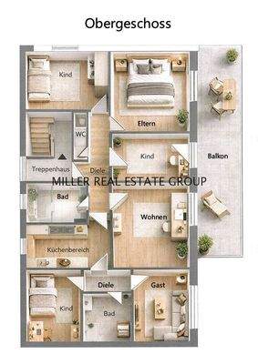 Grundriss Obergeschoss