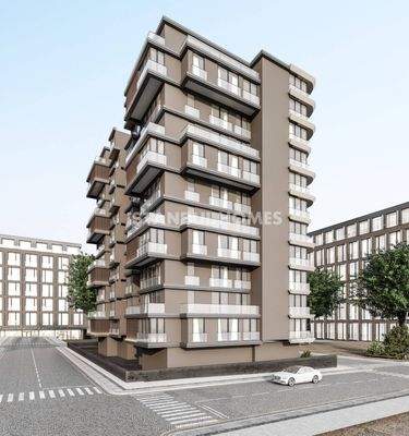 Flats in a Complex with Security in Kagithane Istanbul